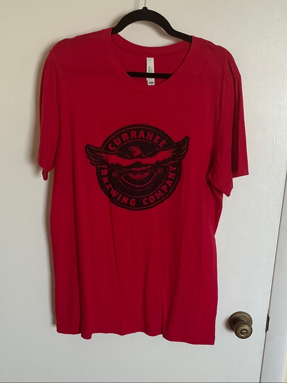 Currahee Brewing Company Red Graphic Tee - unisex Casual Shirt